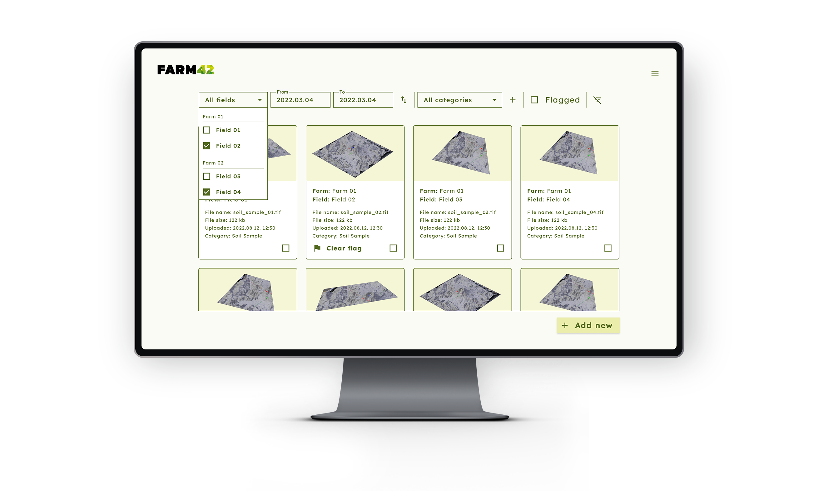 FARM42 desktop interface